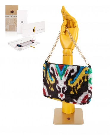 Шелковый (Бахмаль) Клатч-конверт-папка-косметичка SALTARE VITAE! (Танец жизни) THINY_SALTARE VITAE!